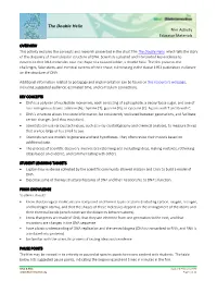 The Double Helix Film Activity Educator Materials