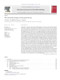 The Microbial Ecology of Wine Grape Berries