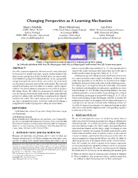 Changing Perspective As a Learning Mechanism