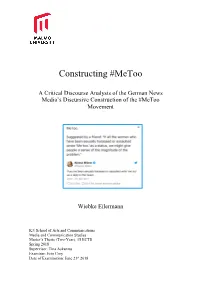 Constructing #Metoo