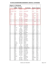 Ny State Eas Monitoring Assignments - Region 12 - Plattsburgh