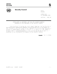 Security Council Distr