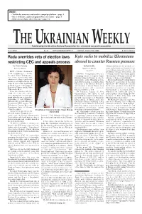 Wherever You Are, the Ukrainian Weekly Can Be There With