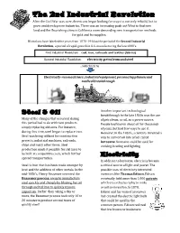 The 2Nd Industrial Revolution After the Civil War Was Over, Americans Began Looking for Ways To, Not Only Rebuild, but to Grow and Develop New Industries