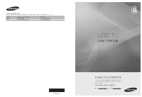 LCD TV User Manual