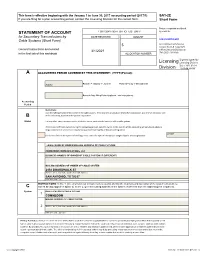 Licensing Division for the Correct Form