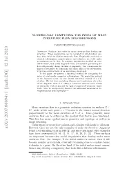 Numerically Computing the Index of Mean Curvature Flow Self-Shrinkers