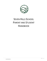 Seven Hills School Parent and Student Handbook