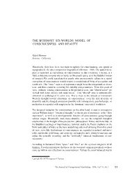 The Buddhist Six-Worlds Model of Consciousness and Reality
