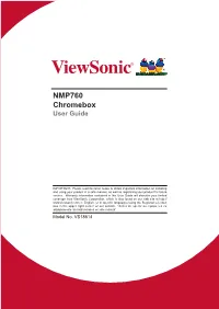NMP760 Chromebox User Guide