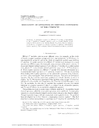 Regularity of Operators on Essential Extensions of the Compacts