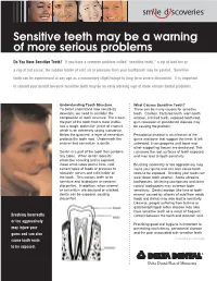 Sensitive Teeth.Qxp
