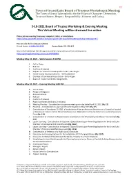 5-10-2021 Evening Meeting Packet