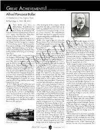 Alfred Pancoast Boller a Gentleman of the Highest Type by Frank Griggs, Jr., Ph.D., P.E., P.L.S
