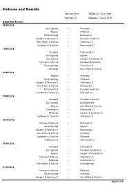 Fixtures and Results