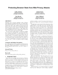 Protecting Browser State from Web Privacy Attacks