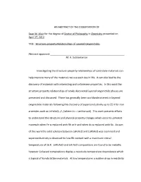 Structure-Property Relationships of Layered Oxypnictides
