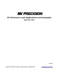 DC Load Application Note
