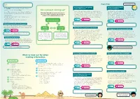 What to Look out for When Reading Information Fact File Got a Project
