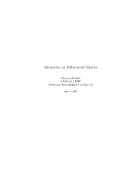 Afternotes on Differential Algebra