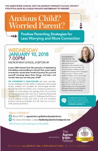Anxious Child? Worried Parent? Positive Parenting Strategies for Less Worrying and More Connection
