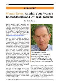 Anything but Average Chess Classics and Off-Beat Problems by Chris Jones