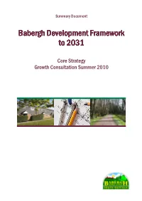 Babergh Development Framework to 2031