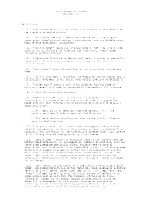 MOZILLA PUBLIC LICENSE Version 1.0 ---1