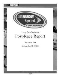 Post-Race Report
