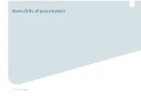 Tle of Presenta&lt;On