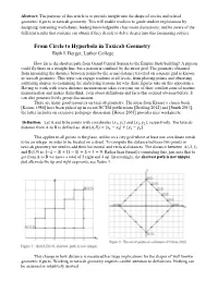 From Circle to Hyperbola in Taxicab Geometry