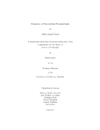 Geometry of Generalized Permutohedra