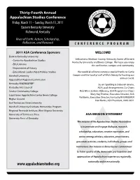 2011 Final Conference Program (Pdf)