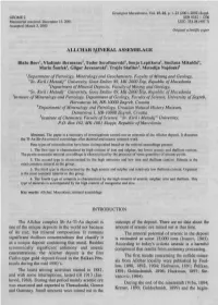 Allchar Mineral Assemblage 3