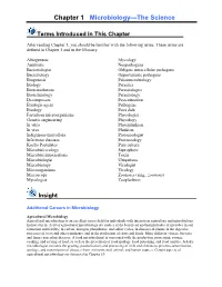 Chapter 1 Microbiology—The Science