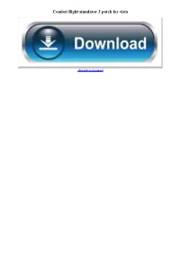 Combat Flight Simulator 3 Patch for Vista