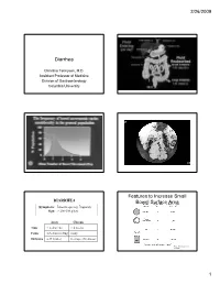 Diarrhea Features to Increase Small Bowel Surface Area