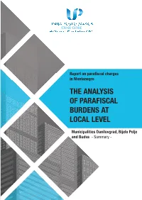 The Analysis of Parafiscal Burdens at Local Level