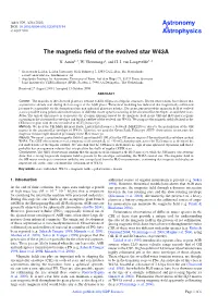 The Magnetic Field of the Evolved Star W43A