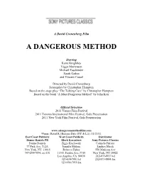 A Dangerous Method