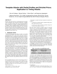 Application to Timing Attacks