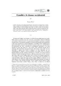 Gandhi E Le Donne Occidentali