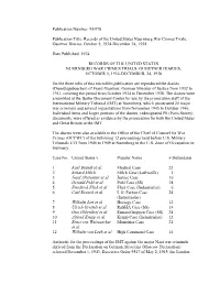 M-978 Publication Title: Records of the United