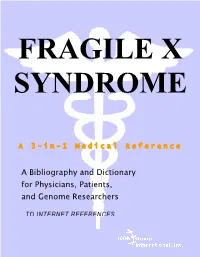 Fragile X Syndrome