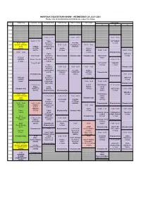 NORFOLK EQUESTRIAN SHOW - WEDNESDAY 28 JULY 2021 Please Note All Programming and Timings Are Subject to Change