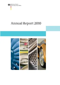 Annual Report 2010 at a Glance
