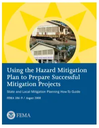 Mitigation Funding for Projects
