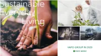 VAPO GROUP in 2020 Group Business Operations Financial Statements and Board of Directors’ Report