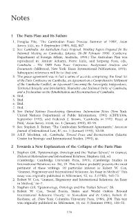 1 the Paris Plan and Its Failure 2 Towards a New Explanation of The