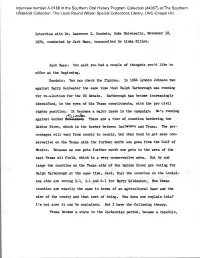 Interview Number A-0188 in the Southern Oral